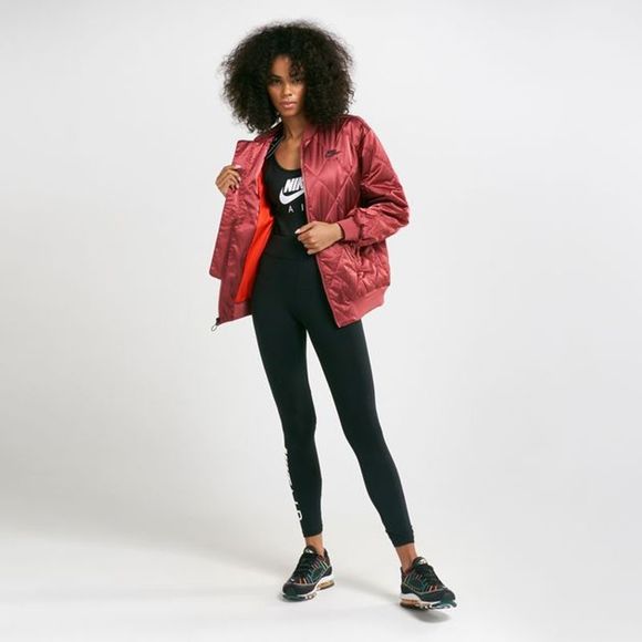 SOLD! NIKE Air Satin Fill Bomber Jacket NWT - Picture 4 of 12